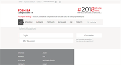Desktop Screenshot of enews.toshiba.fr