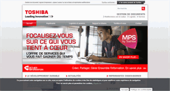 Desktop Screenshot of impression.toshiba.fr